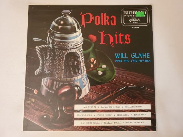 Will Glahe and His Orchestra Polka Hits vinyl record