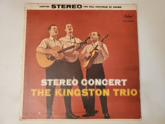 The Kingston Trio Stereo Concert vinyl record