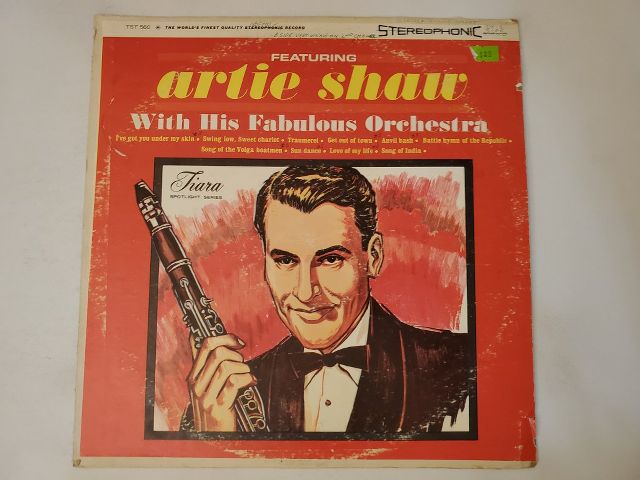 Artie Shaw Featuring Artie Shaw With His Fabulous Orchestra vinyl record