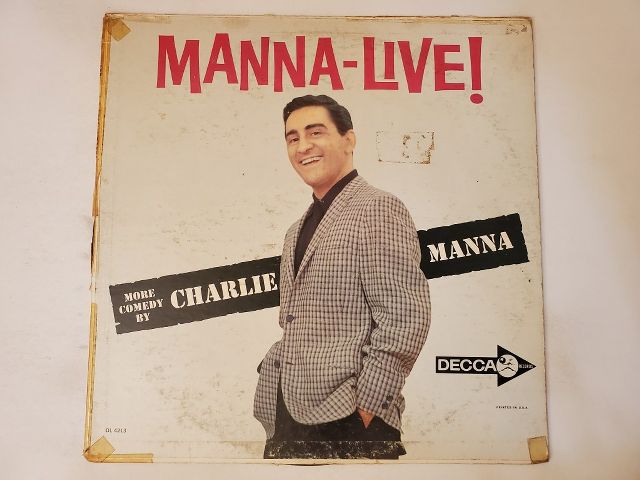 Charlie Manna Manna-Live! vinyl record