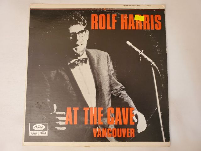 Rolf Harris At the Cave Vancouver vinyl record