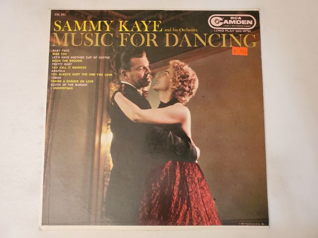 Sammy Kaye Music for Dancing vinyl record
