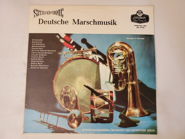Grosses Blasorchester / Musikkorps der Schutzpolizei, Berlin Deutsche Marschmusik vinyl record