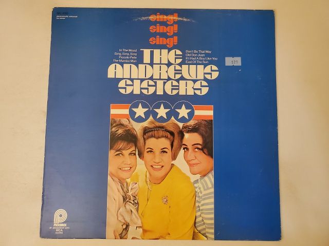 The Andrews Sisters Sing! Sing! Sing! vinyl record