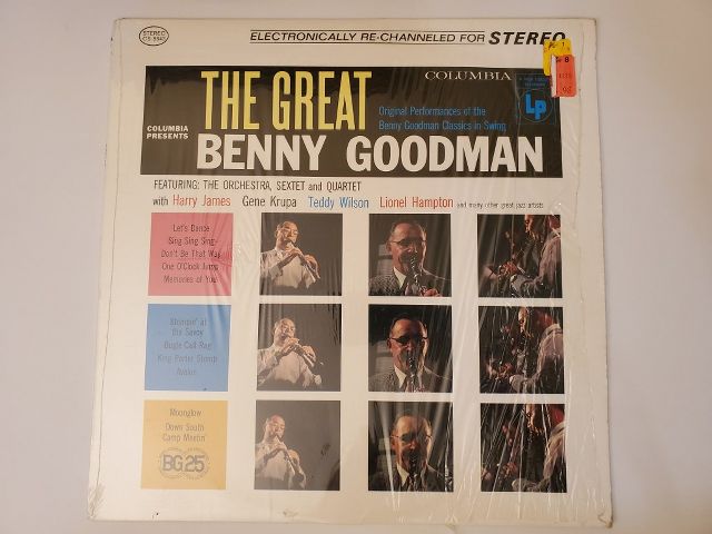 Benny Goodman The Great Benny Goodman vinyl record