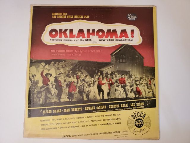 Cast of the Original New York Production Oklahoma vinyl record