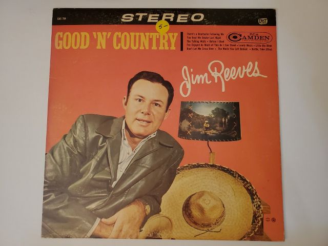 Jim Reeves Good 'n Country vinyl record