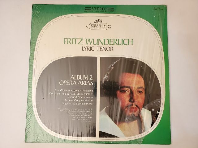 Fritz Wunderlich Album 2: Opera Arias vinyl record