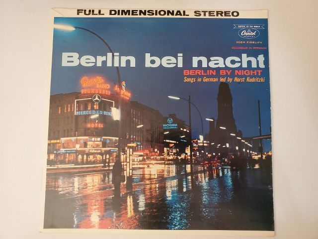 Horst Kudritzki Berlin bei Nacht vinyl record
