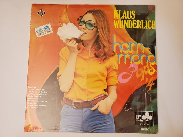 Klaus Wunderlich Hammond Pops 4 vinyl record