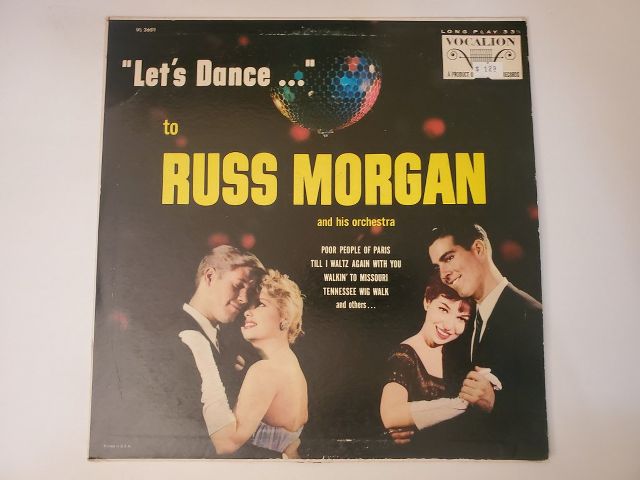Russ Morgan and his orchestra Let's Dance vinyl record