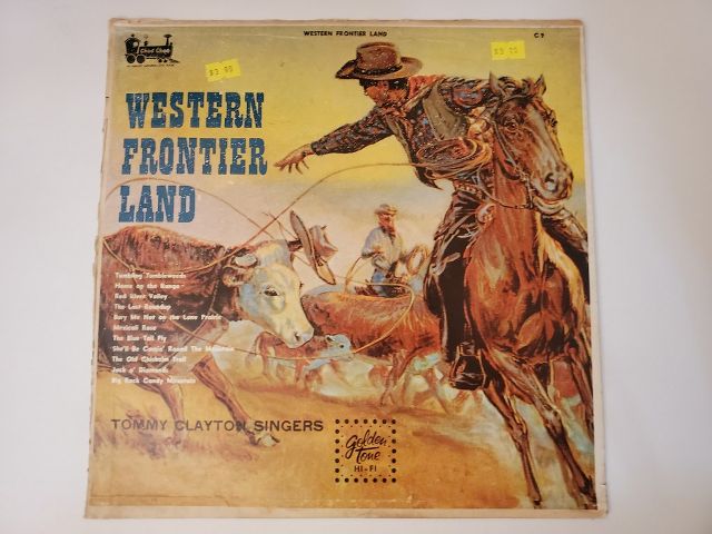Tommy Clayton Singers Western Frontier Land vinyl record