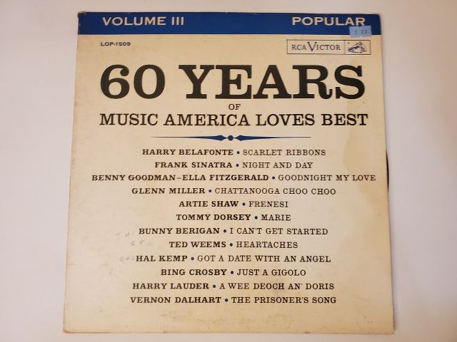 Various Artists 60 Years of Music America Loves Best (Volume III) vinyl record