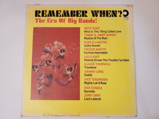 Various Artists Remember When? The Era Of Big Bands vinyl record