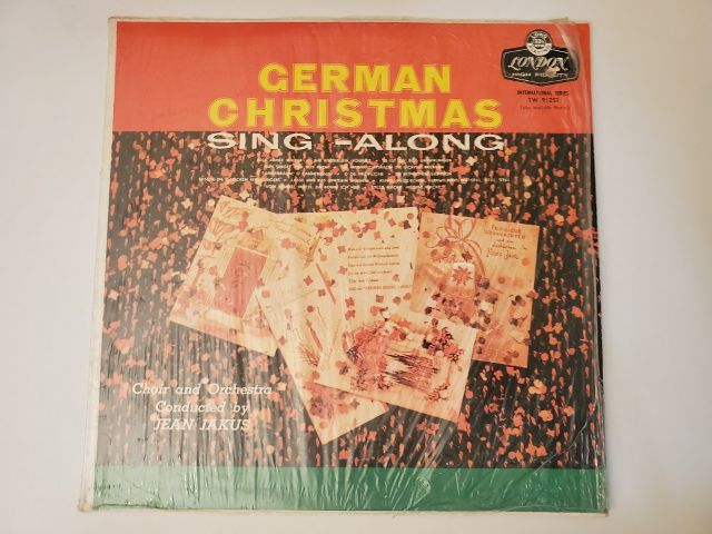 Jean Jakus (Choir and Orchestra) German Christmas Sing-Along vinyl record