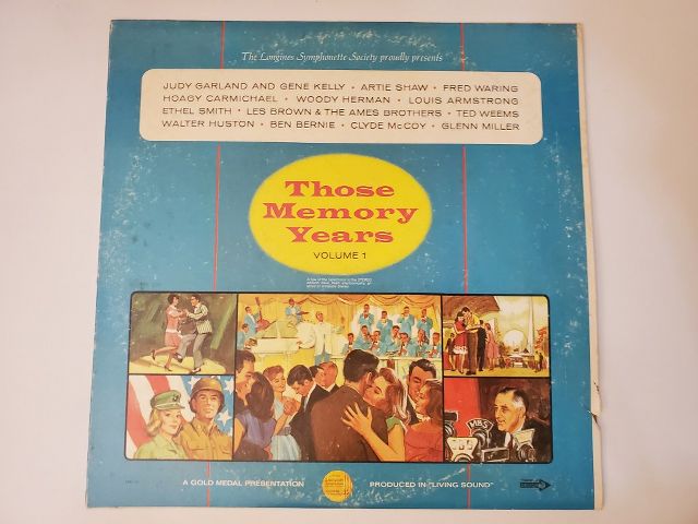 Various Artists Those Memory Years Volume 1 vinyl record