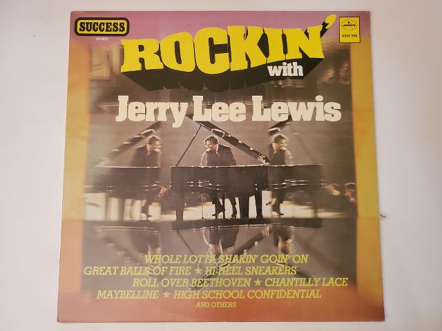 Jerry Lee Lewis Rockin' with Jerry Lee Lewis vinyl record