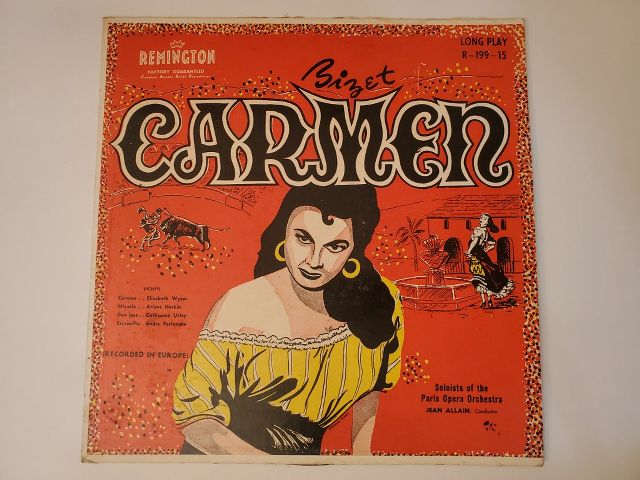 Georges Bizet Carmen vinyl record