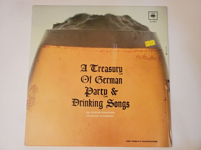 Die Fidelen Maik?fer A Treasury Of German Party & Drinking Songs vinyl record