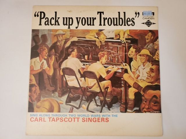 Carl Tapscott Singers Pack up Your Troubles vinyl record