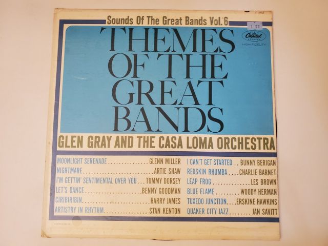 Glen Gray and The Casa Loma Orchestra Themes of the Great Bands vinyl record