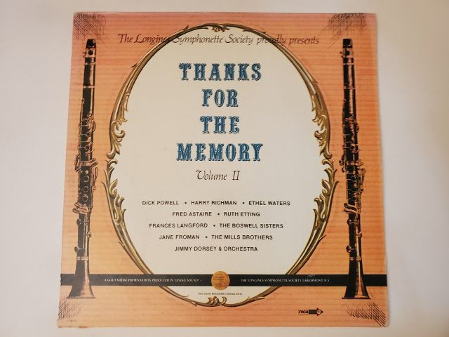 Various Artists Thanks for the Memory Volume II vinyl record