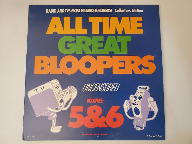 Various Artists All Time Great Bloopers Volumes 5 & 6 vinyl record