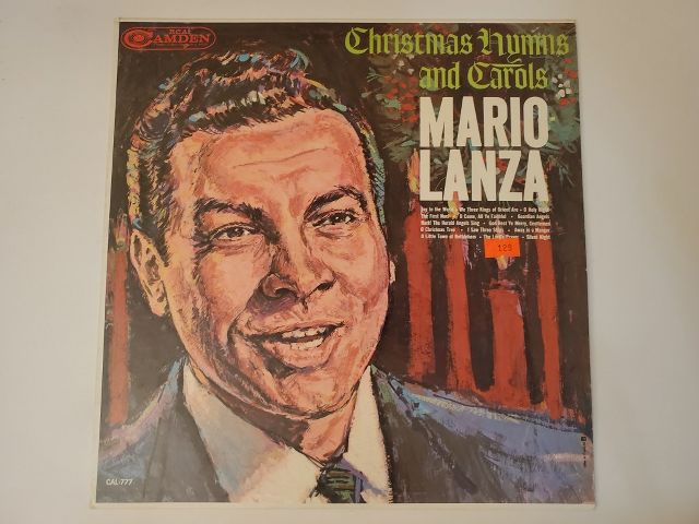 Mario Lanza Christmas Hymns and Carols vinyl record