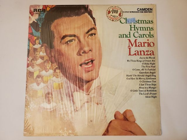 Mario Lanza Christmas Hymns and Carols vinyl record
