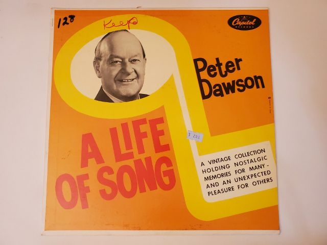 Peter Dawson A Life of Song vinyl record