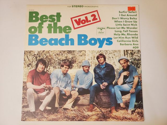 The Beach Boys Best of the Beach Boys Vol. 2 vinyl record