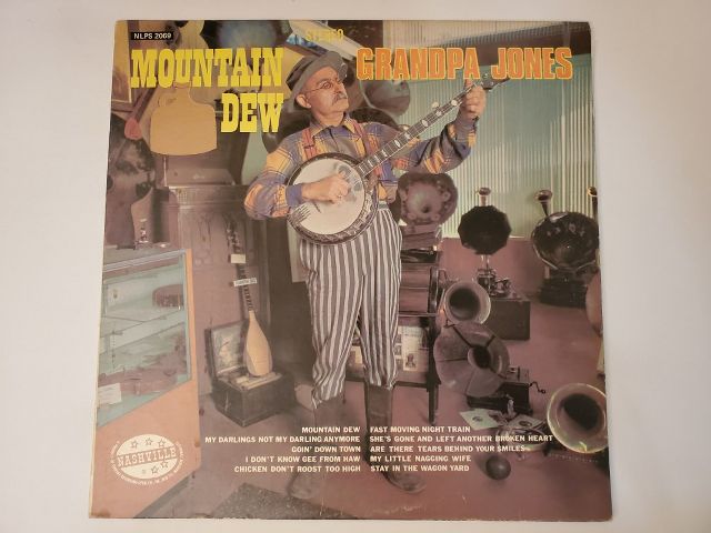 Grandpa Jones Mountain Dew vinyl record