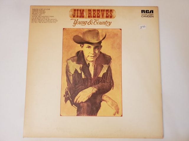 Jim Reeves Young & Country vinyl record