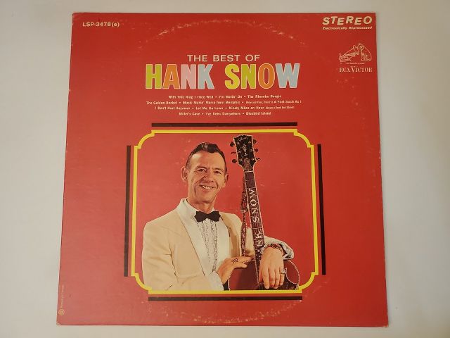 Hank Snow The Best of Hank Snow vinyl record