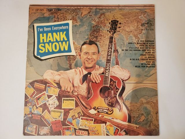 Hank Snow I've Been Everywhere vinyl record