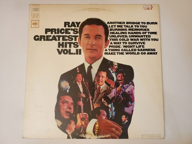 Ray Price Greatest Hits Vol. II vinyl record