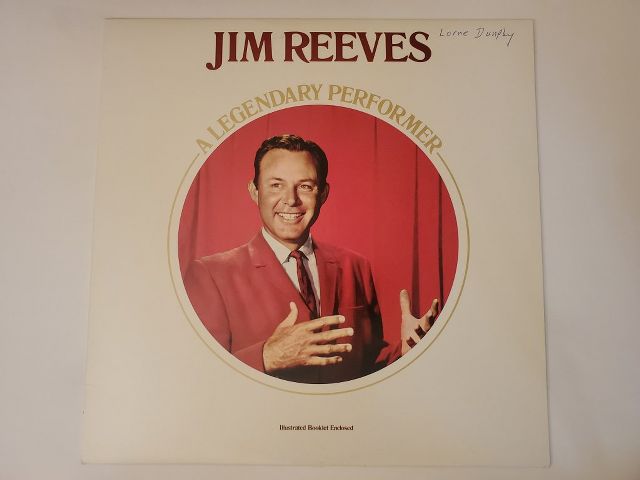 Jim Reeves A Legendary Performer vinyl record