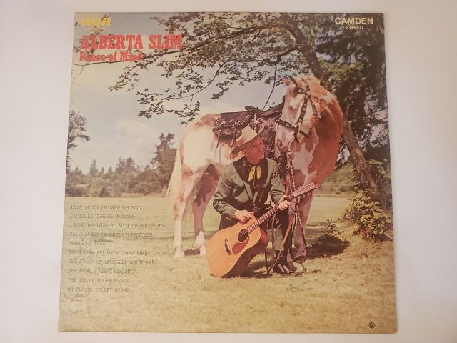 Alberta Slim Peace of Mind vinyl record