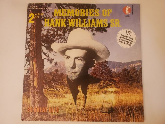 Hank Williams Sr. Memories of Hank Williams Sr. vinyl record