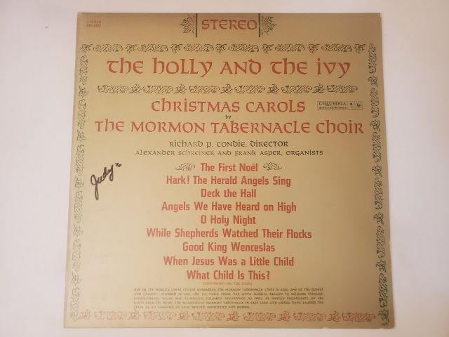 The Mormon Tabernacle Choir The Holly and the Ivy vinyl record