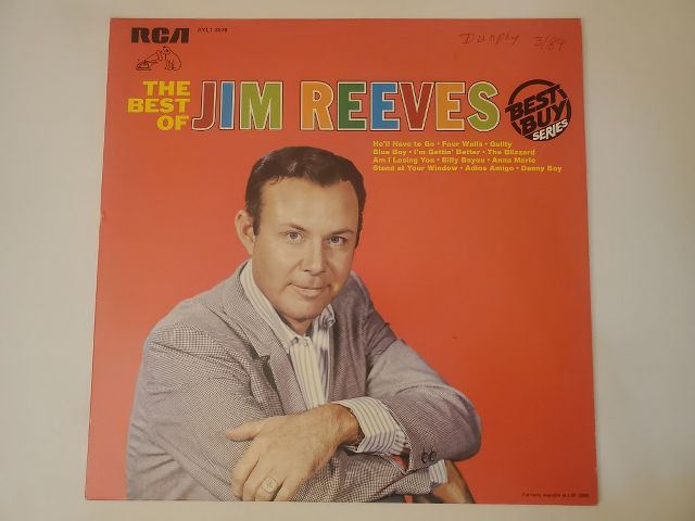 Jim Reeves The Best of Jim Reeves vinyl record