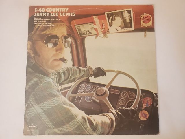 Jerry Lee Lewis I-40 Country vinyl record