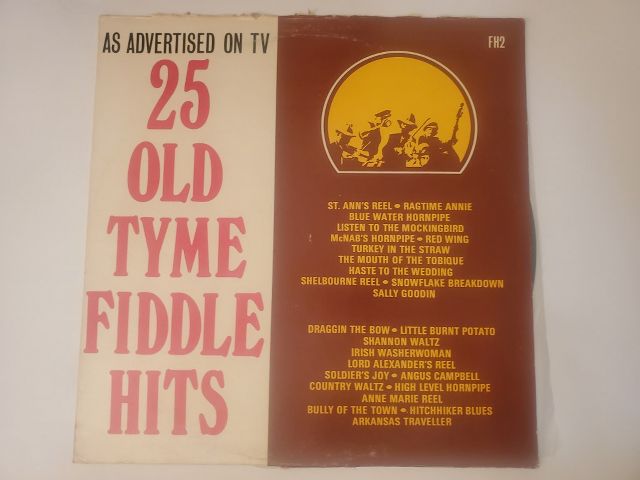 Unknown 25 Old Tyme Fiddle Hits vinyl record