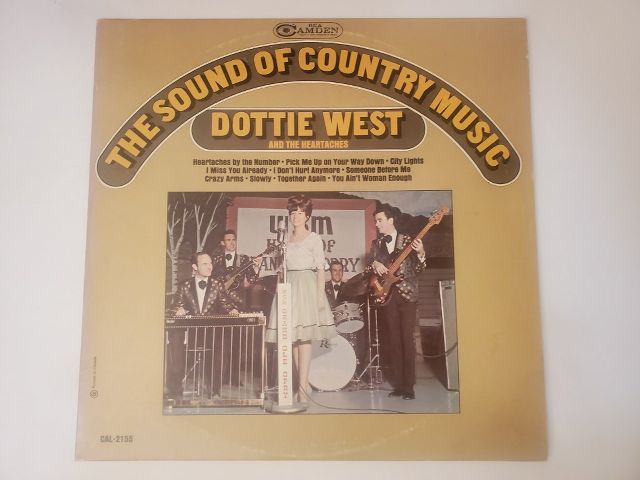 Dottie West and the Heartaches The Sound of Country Music vinyl record