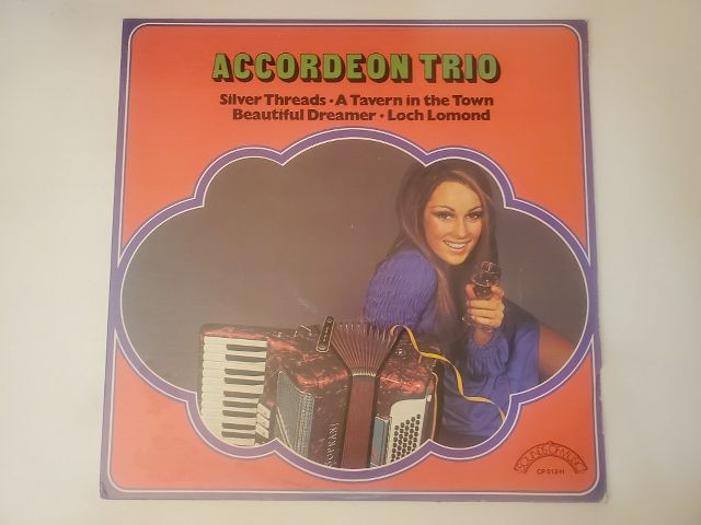 Accordion Trio Silver Threads - A Tavern in the Town - Beautiful Dreamer - Loch Lomond vinyl record