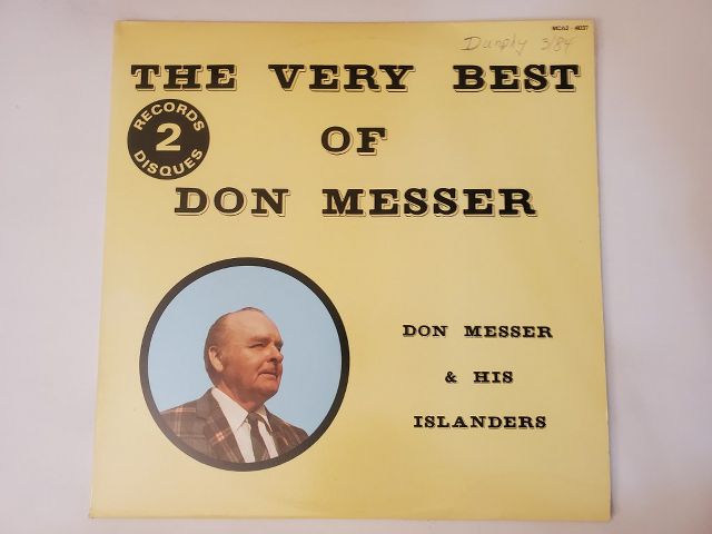 Don Messer & His Islanders The Very Best of Don Messer vinyl record
