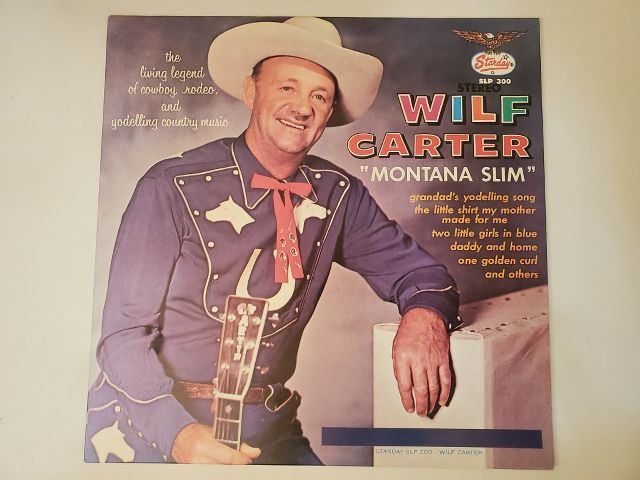 Wilf Carter Montana Slim vinyl record
