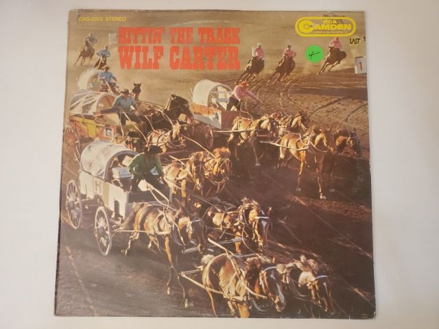 Wilf Carter Hittin' the Trail vinyl record