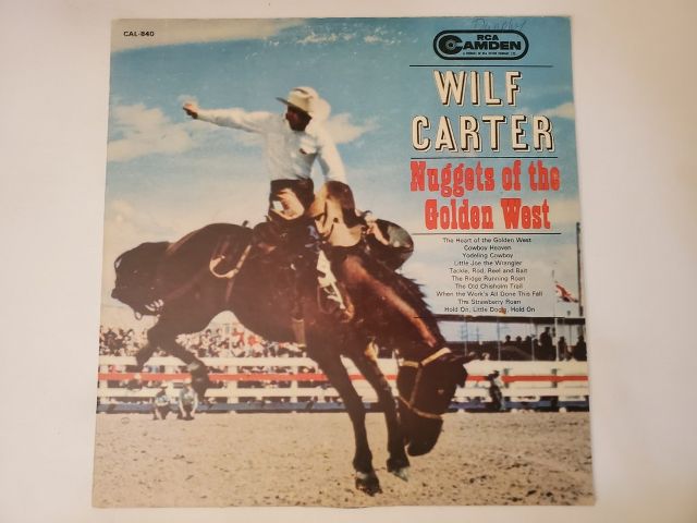 Wilf Carter Nuggets of the Golden West vinyl record