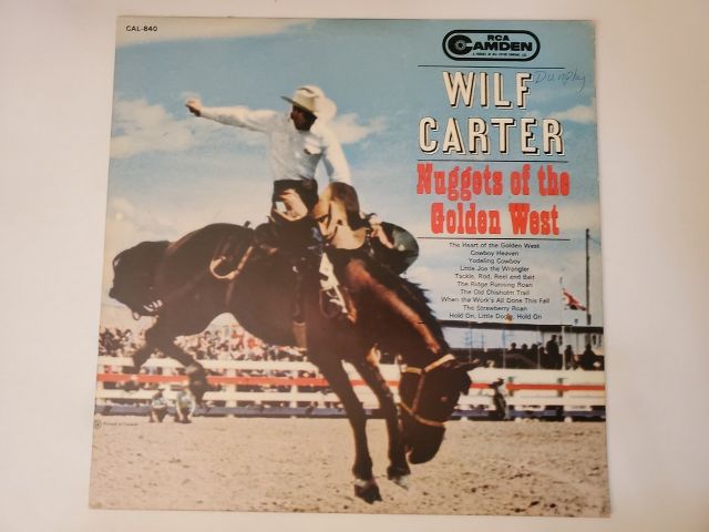 Wilf Carter Nuggets of the Golden West vinyl record